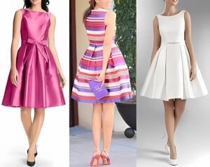 Vestido de corte princesa