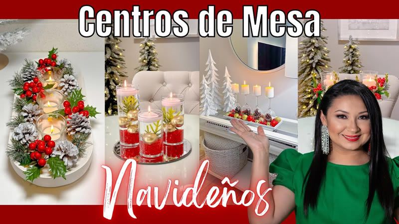Centros de mesa Navideños
