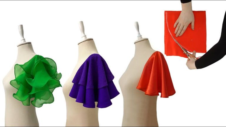 3 diseños de manga corta de mariposa