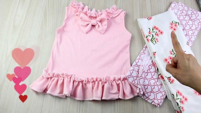 Batita para niña sin botón ni elástico