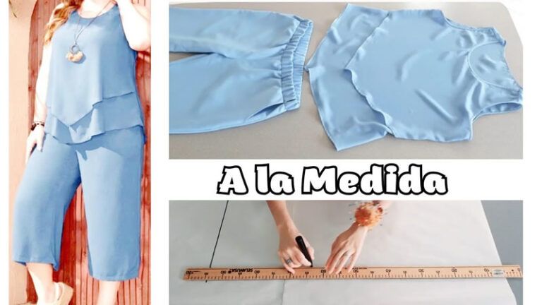 Conjunto de Blusa y Pantalón