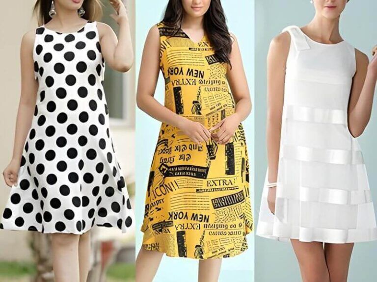 Vestido básico evasé