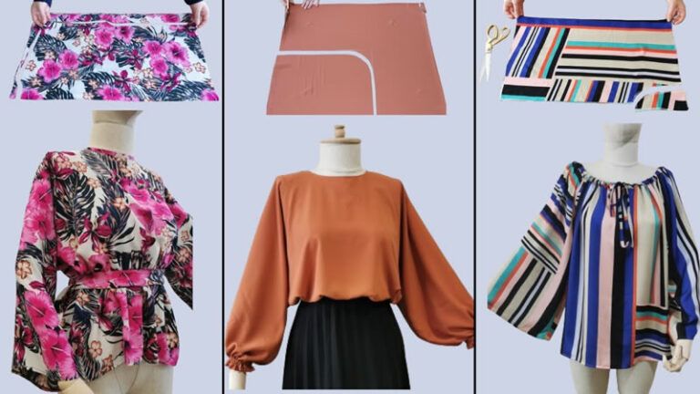 Blusas Cosidas con Técnicas Sencillas