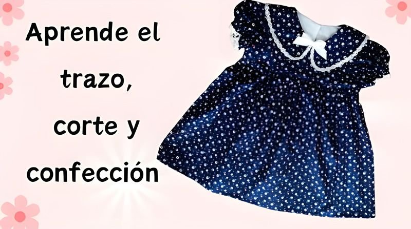 Vestido con cuello de bebé
