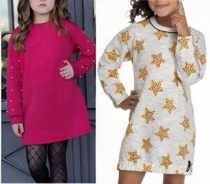 Vestido de tubo infantil