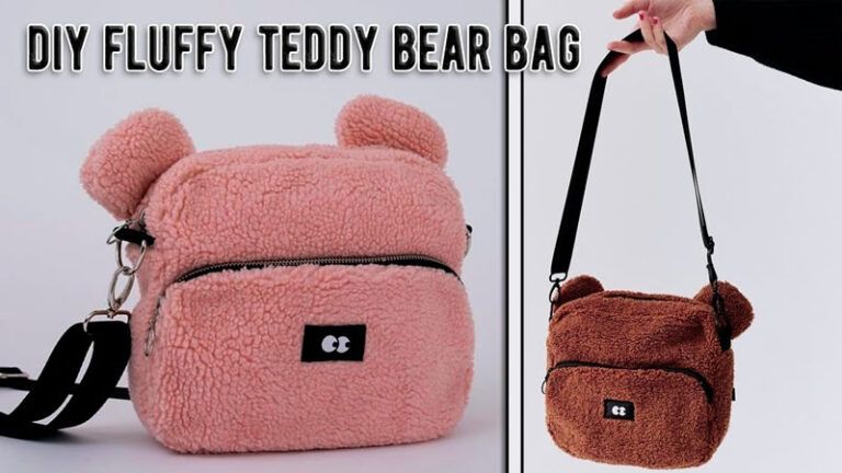 Bandolera con osito de peluche