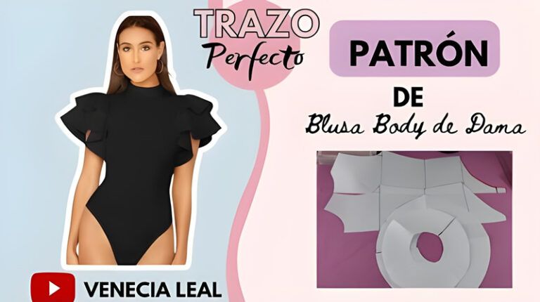Blusa body elegante para mujer