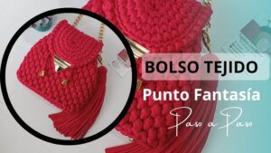 Bolso tejido con trapillo