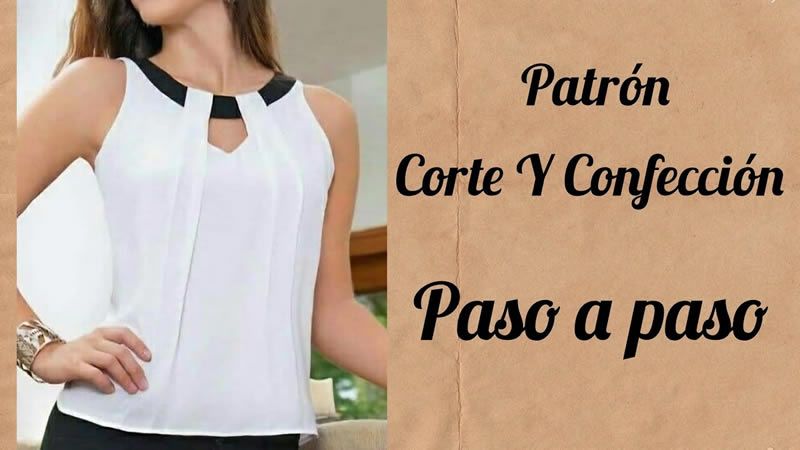 Blusa con Pliegues modernos