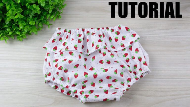 Cubre pañal con volantes