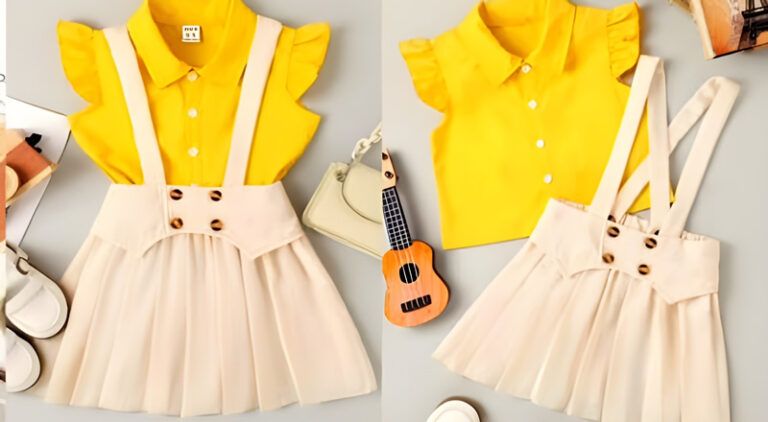 Blusa y falda de tirantes