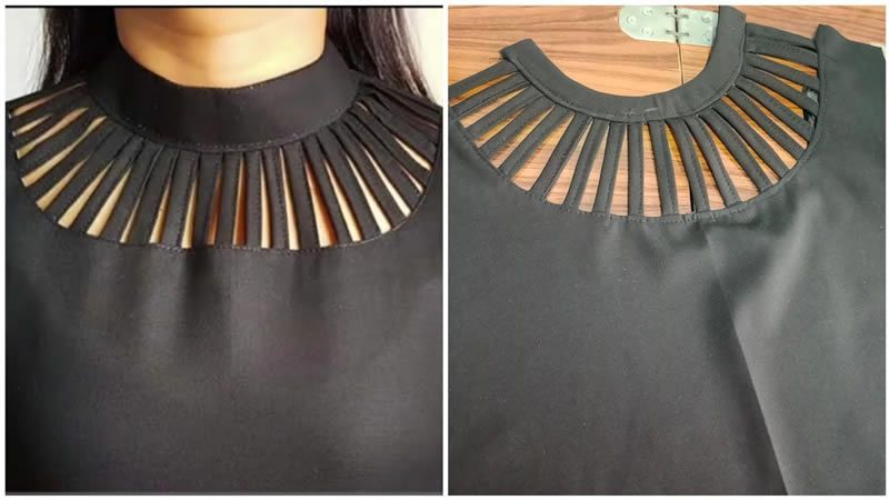 diseño de cuello elegante