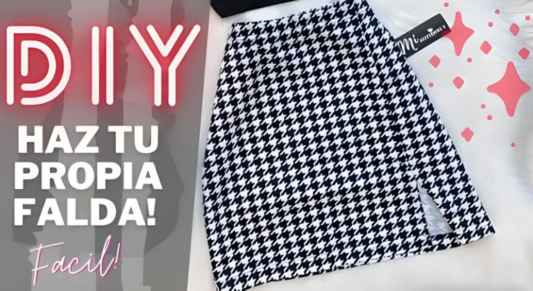 Falda con abertura en la pierna