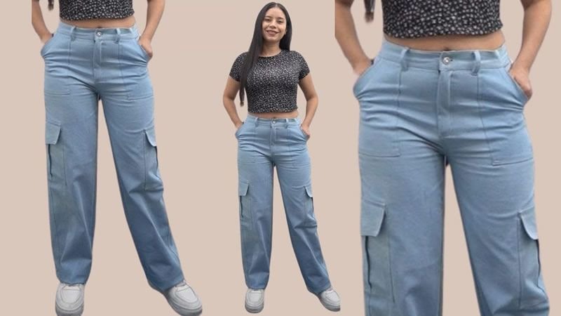 Pantalón cargo patrón 