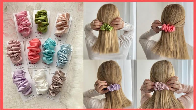 Pasador de tela para el pelo