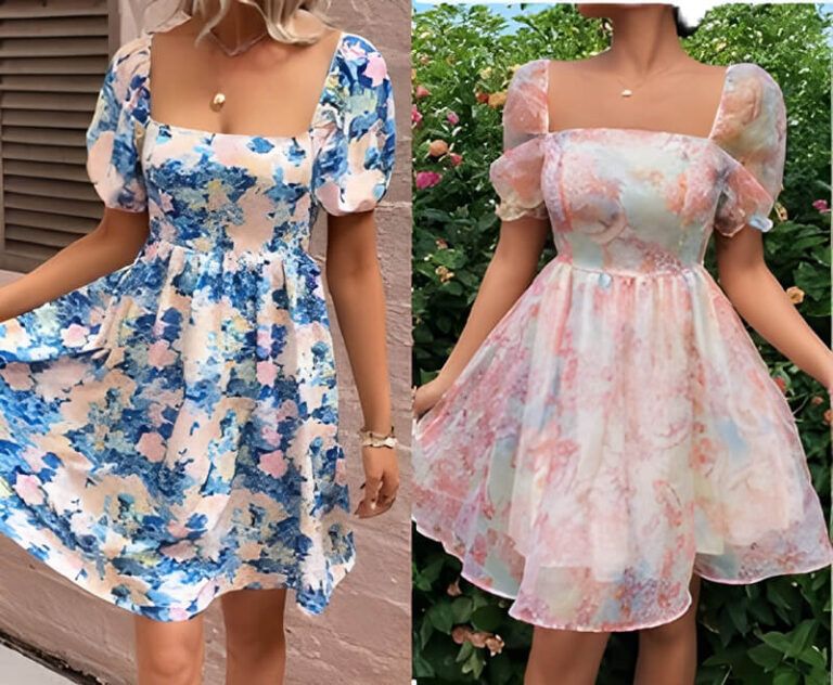 Vestido gitano con manga campesina