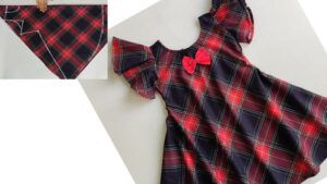 Vestido corte paraguas para niñas