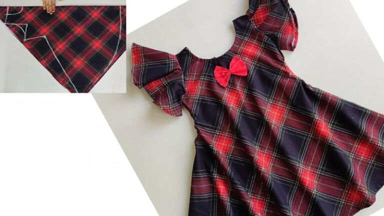 Vestido corte paraguas para niñas