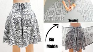 Falda Pantalón Circular cruzada en todas las Tallas