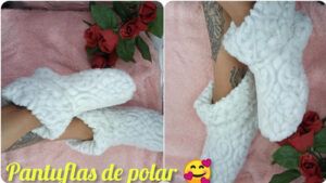 Pantuflas de polar
