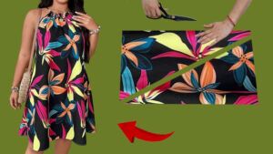 Vestido cuello halter