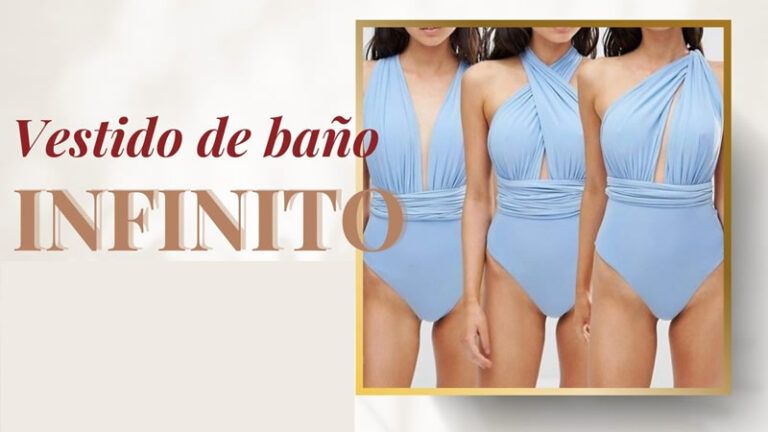 Traje de baño enterizo 3 modelos en 1