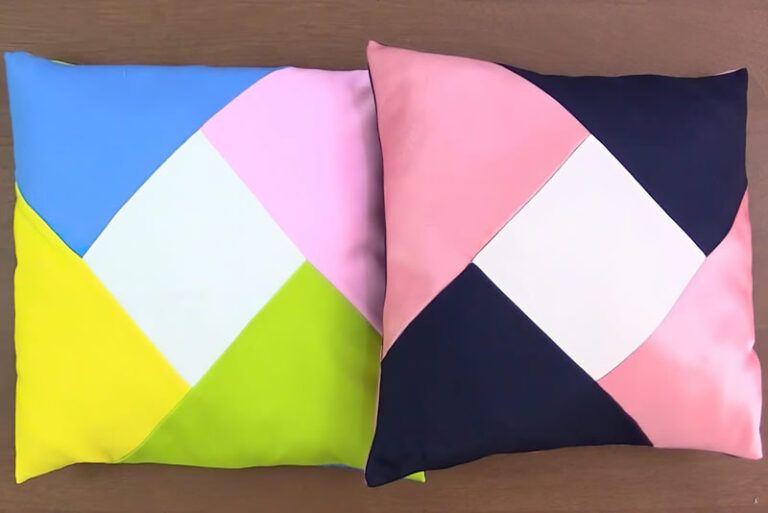 Cojín Triángulos Multicolor 