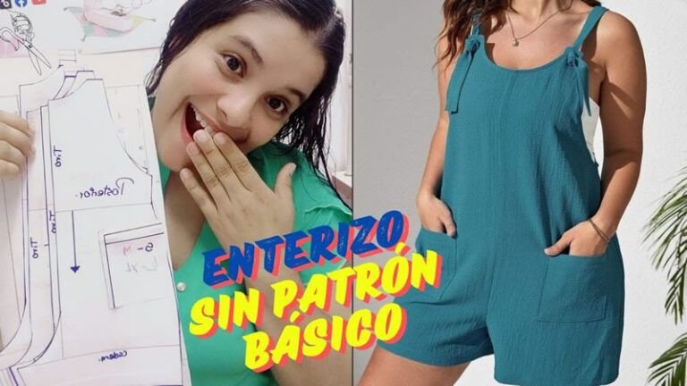 Enterizo sin Patrón Básico en varias tallas
