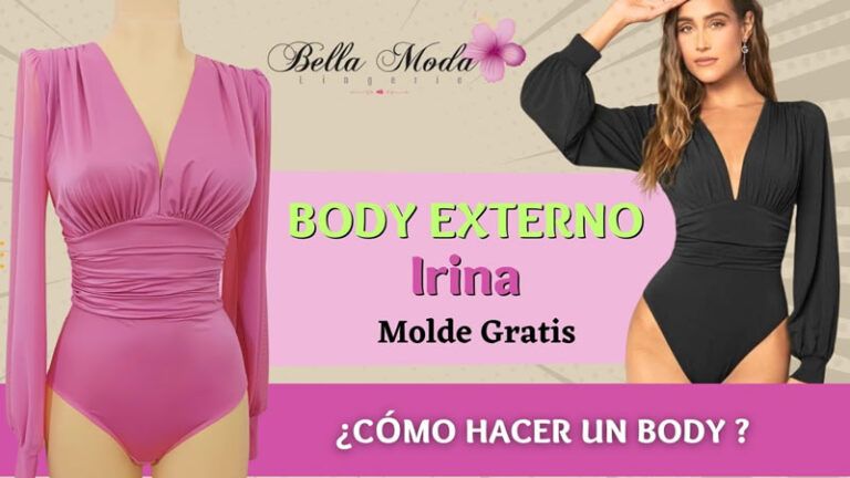 Body con mangas super elegante 