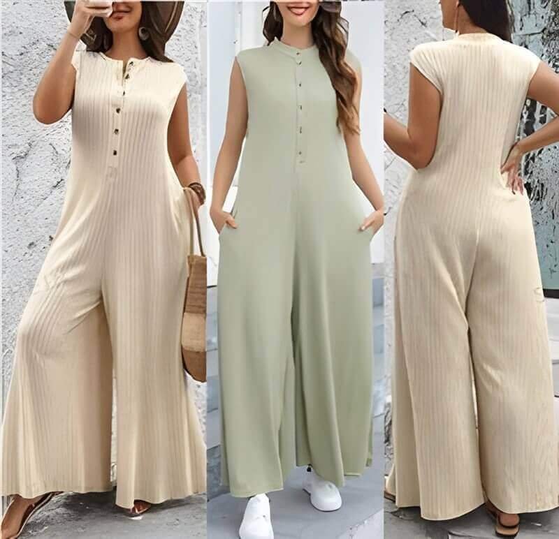 Mono pantalón de punto alta elasticidad