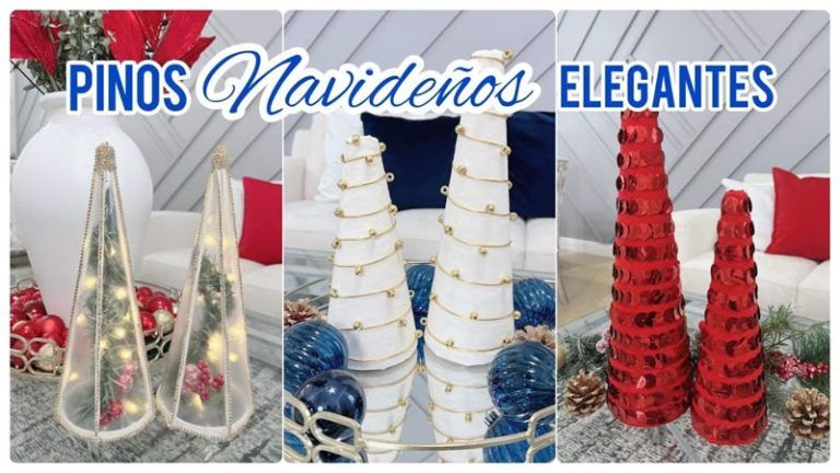 Arboles mini pinos navideños originales y decorativos