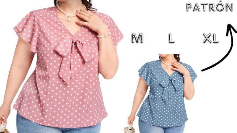 Blusa con Manga de Vuelo