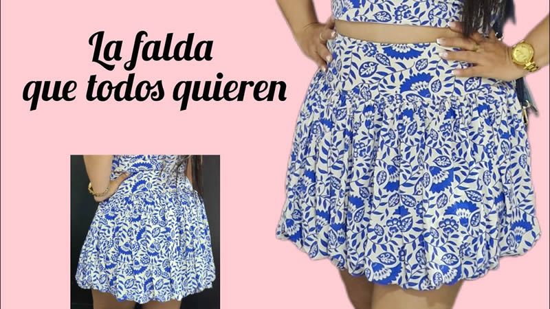 DIY Falda globo elegante