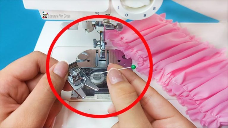 Trucos y consejos de costura Fruncido en máquina de coser