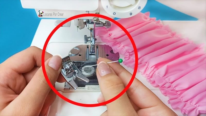 Trucos y consejos de costura Fruncido en máquina de coser