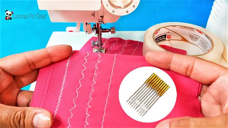 Coser lycra y telas elásticas en maquina casera