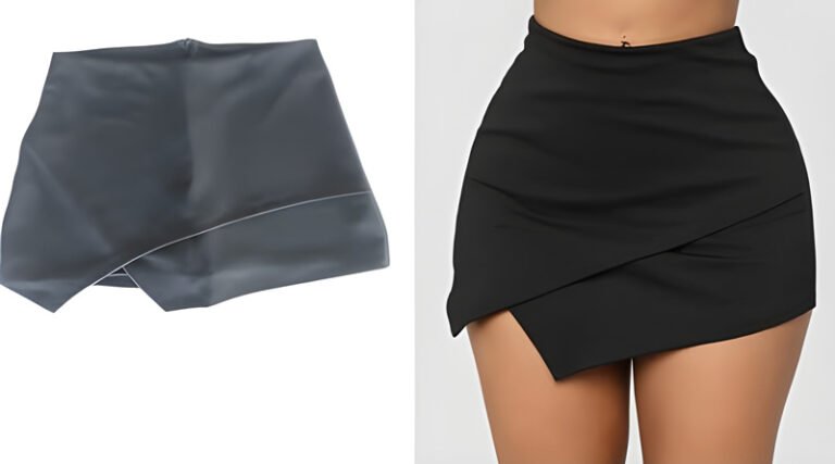 Falda short patronaje y confección