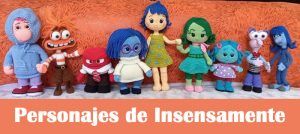 Personajes de intensamente amigurumi