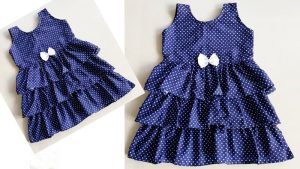 Vestidos infantil con volantes en capas