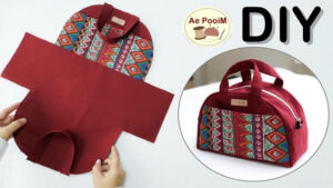 Bolso de mano con cremallera DIY