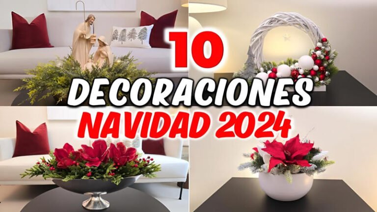 Centros de Mesa para decorar en Navidad