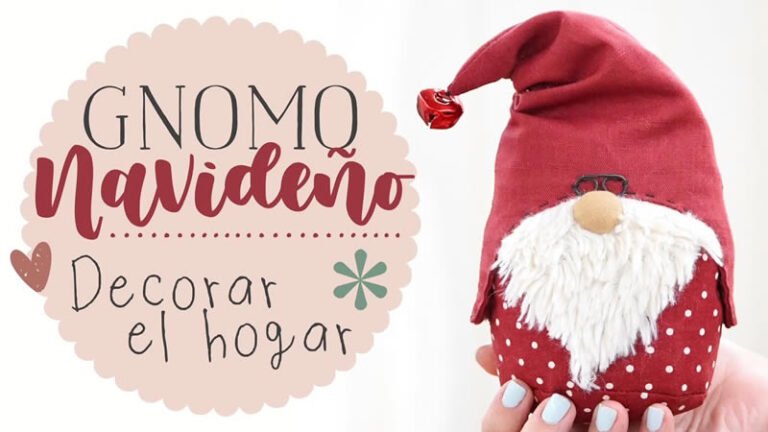 Gnomo Navideño para Decorar el Hogar