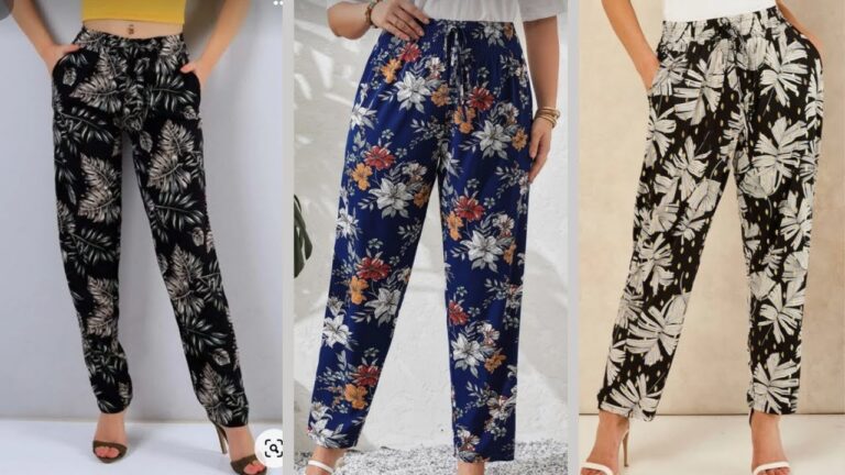 Pantalón básico de mujer trazo y corte fácil