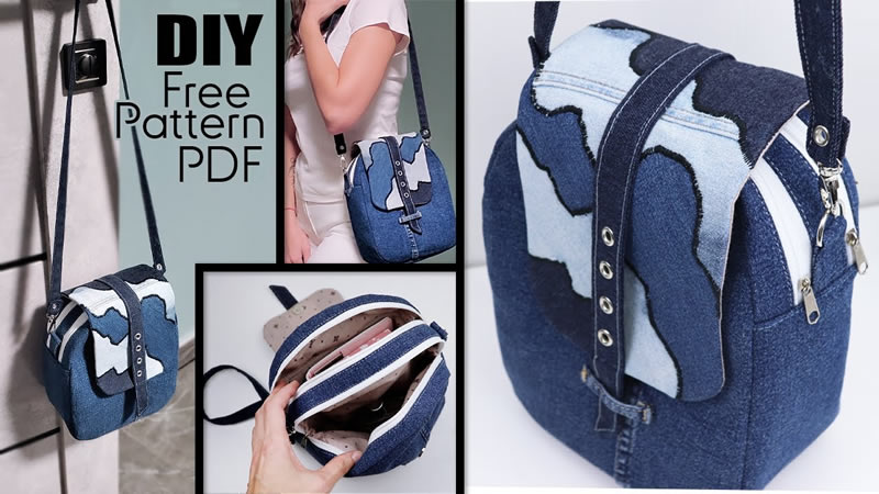 Bolso bandolera Jeans DIY