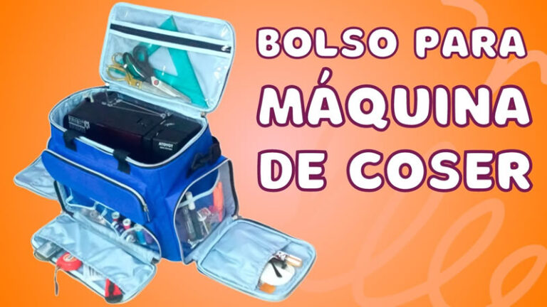 Bolso para maquina de coser con patrones