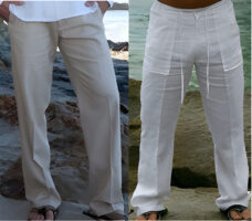 Pantalones elásticos para hombres