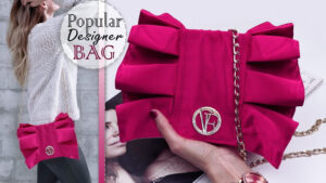 Bolso bandolera elegante de raso