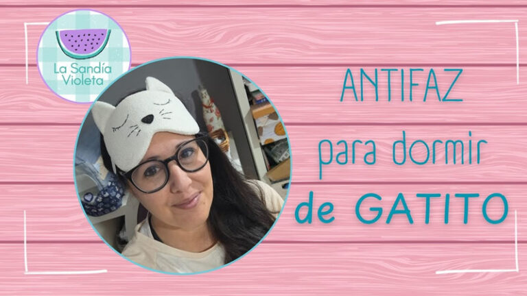 Antifaz de gatito para dormir