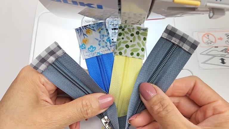 Consejos para coser las pestañas de cremalleras
