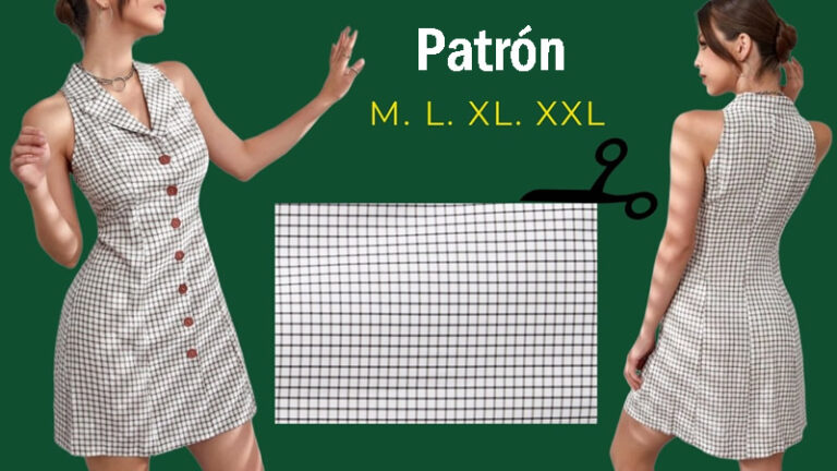 Vestido halter escote atado y hombros al descubierto